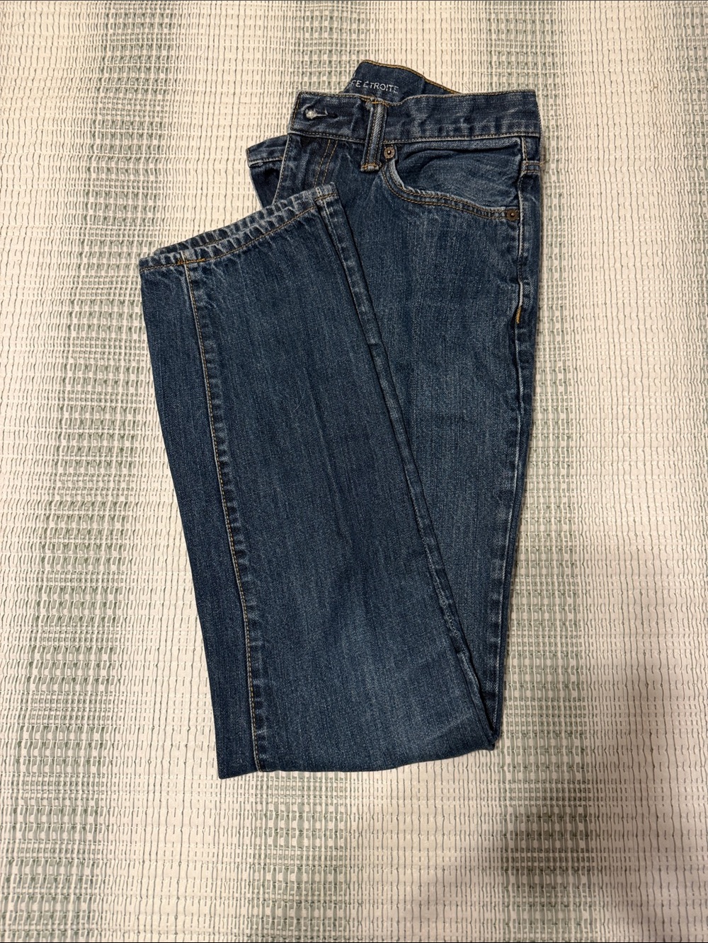 GAP Men's Dark Blue Straight-Leg Jeans